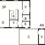 8 Person Holiday Home In Vaeggerlose בית נופש Bøtø By